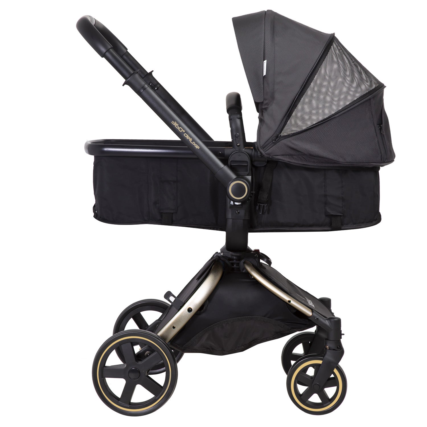 Coche Cuna Travel System Deluxe 360° SX Dorado