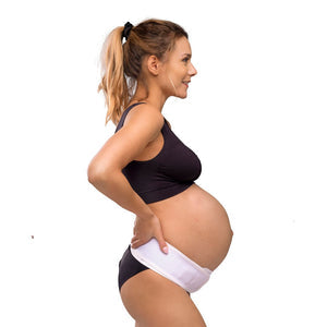 Cinturón Ajustable Velcro Support Belt Blanco - New S/M