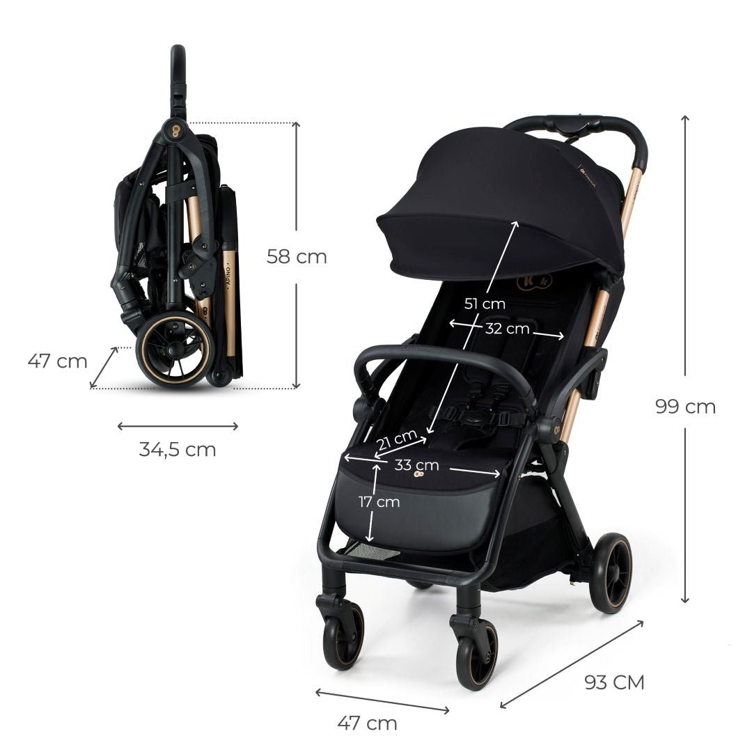 Coche de Paseo Apino Raven Black