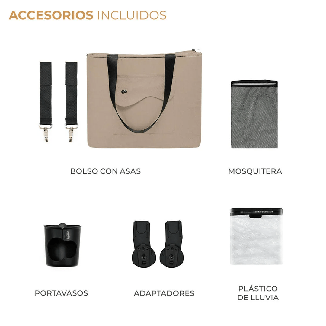 Coche de Paseo Yoxi Sand Beige