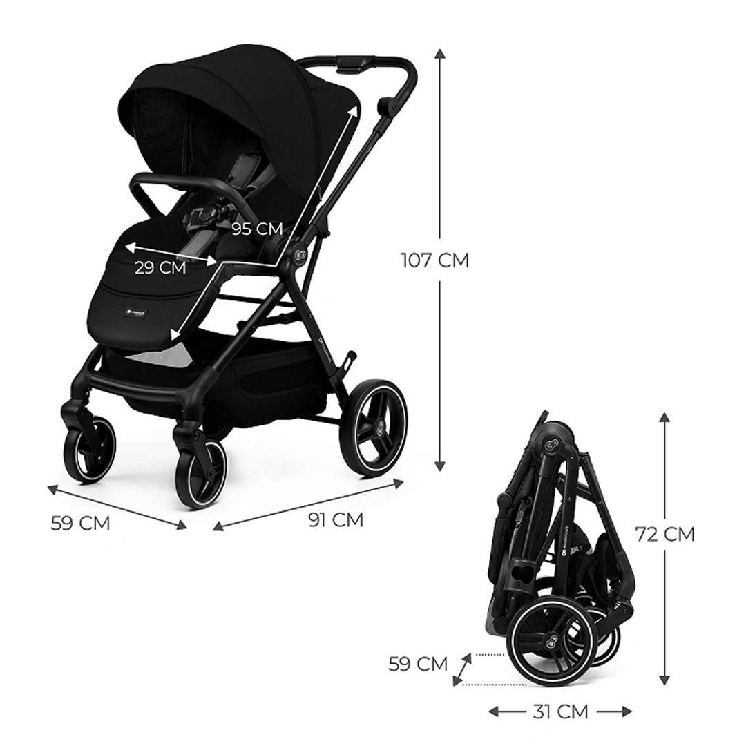 Coche de Paseo Yoxi Pure Black