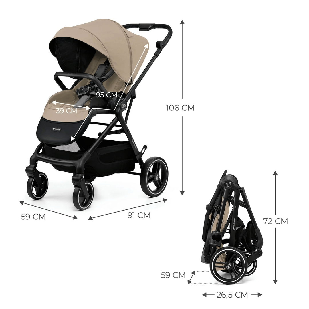 Coche de Paseo Yoxi Sand Beige