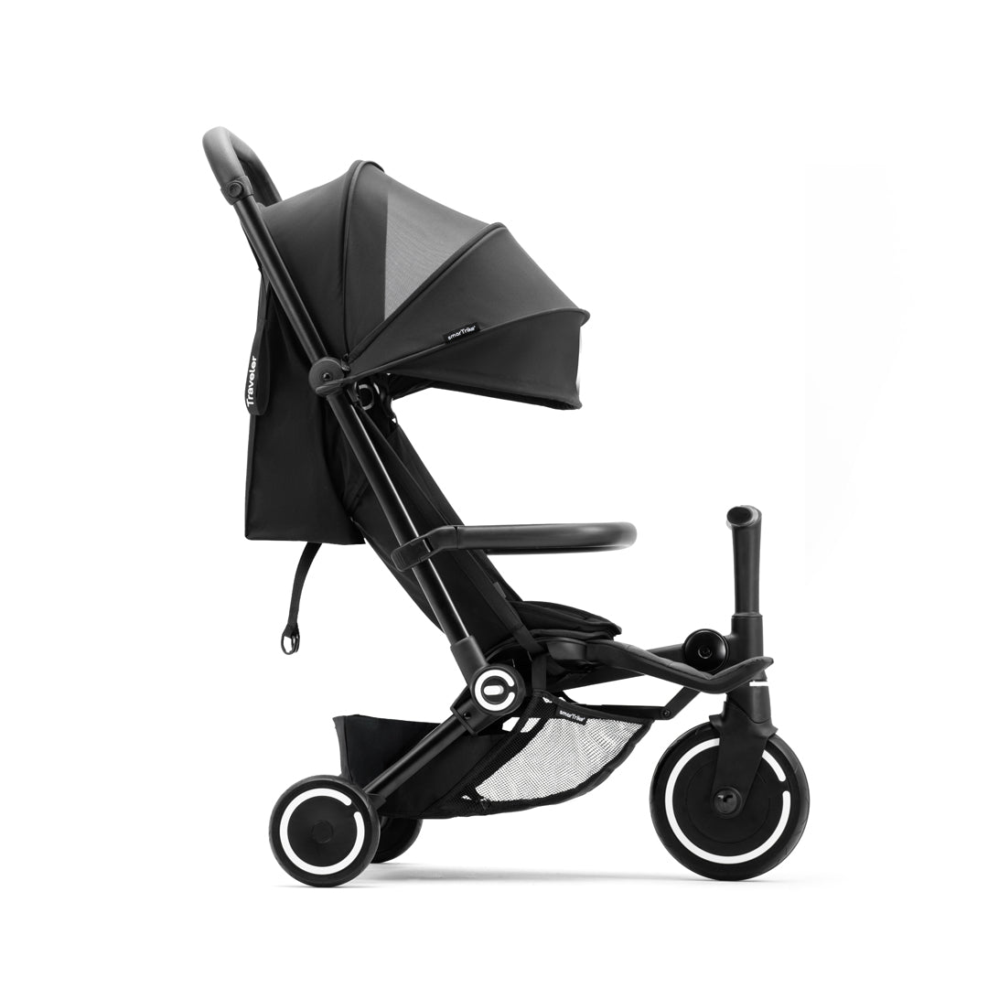 Coche Triciclo Traveler - Onyx black