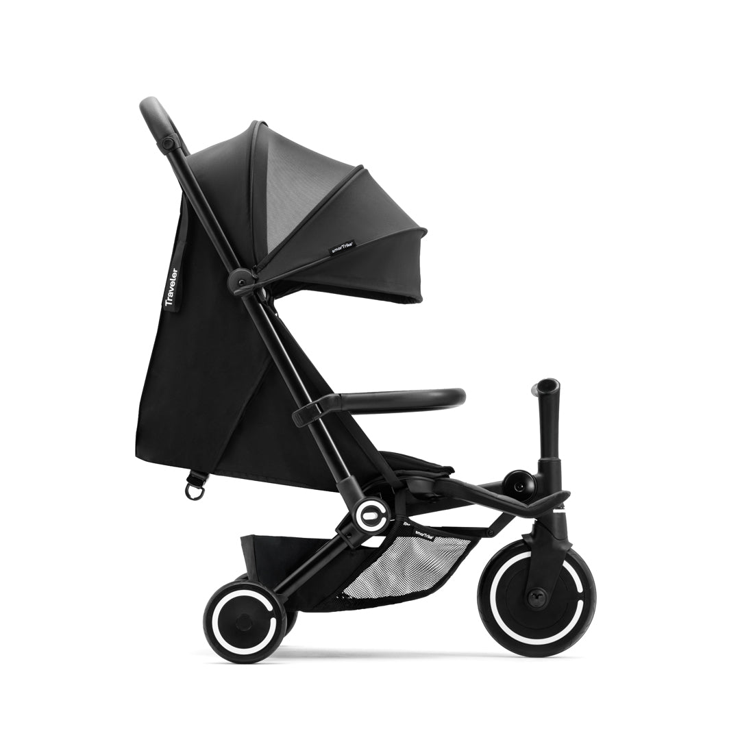 Coche Triciclo Traveler - Onyx black