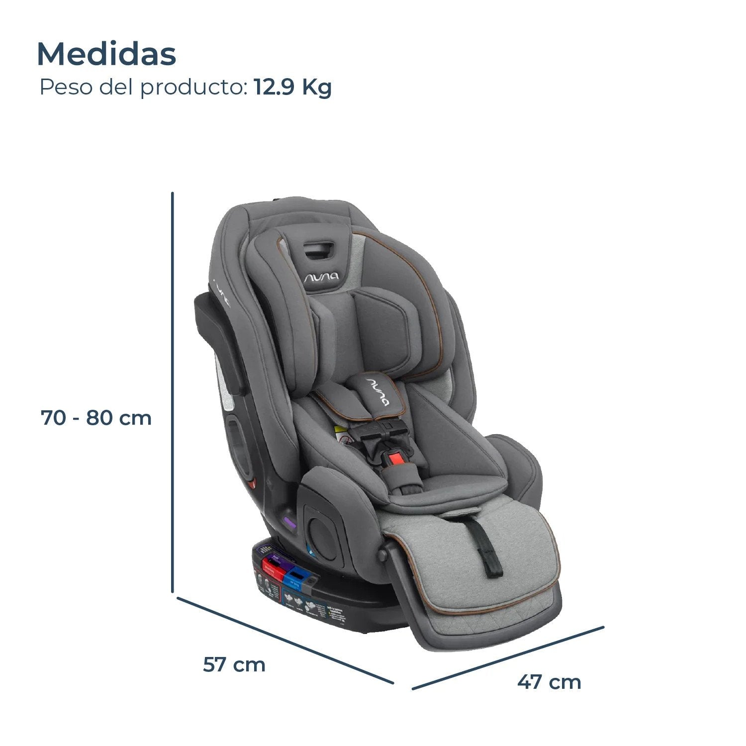 Silla De Auto Convertible Exec Granite