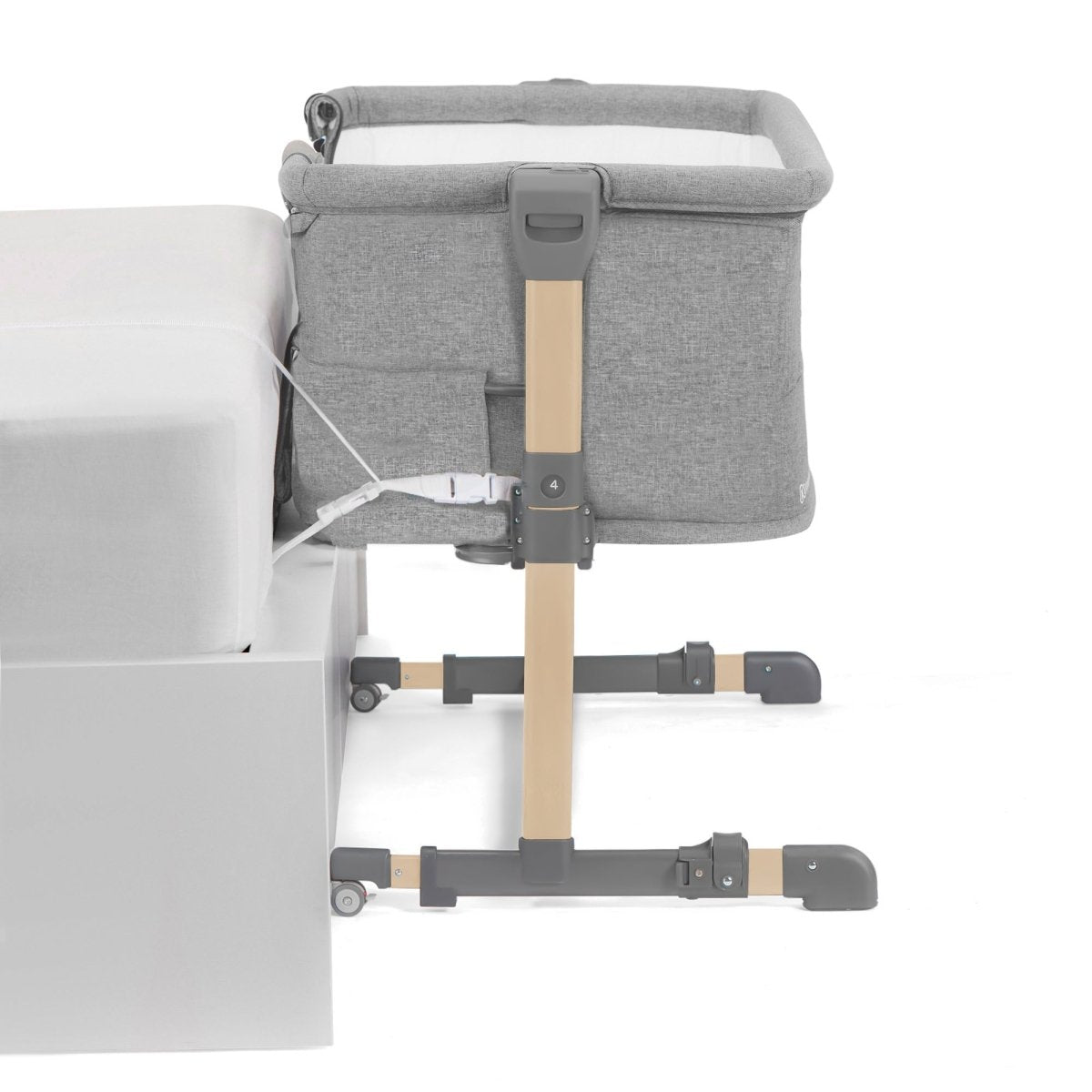 Cuna Colecho Corral Neste Grow Light Grey Full Wood