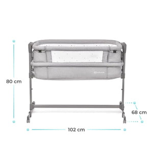 Cuna Colecho Neste Up - KinderKraft Grey Light Melange