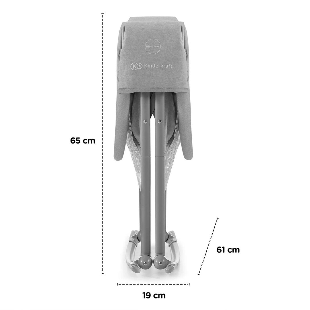 Cuna Moises Lovi 3 en 1  Gris