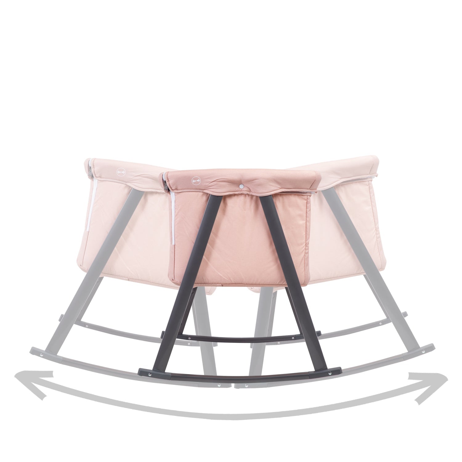 Cuna Moisés Balancín con Mosquitero Rosada