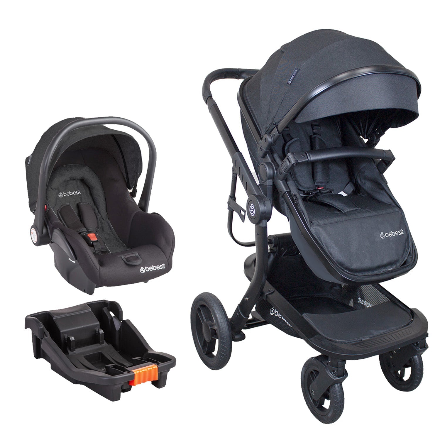 Coche Travel System Taurus Negro