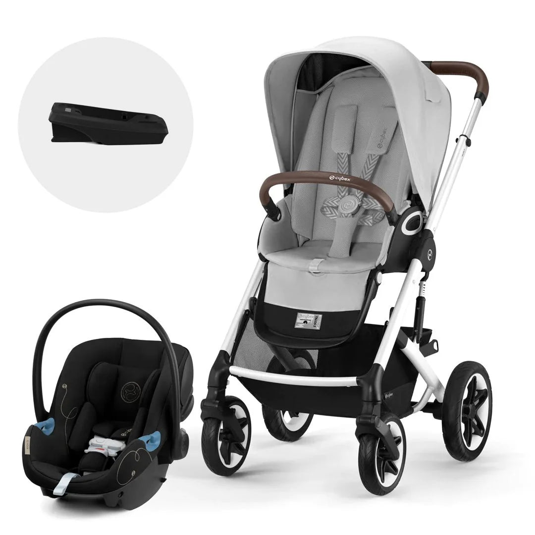 Travel System Talos S 2.0 Silver Lava Grey + Aton G + Base G