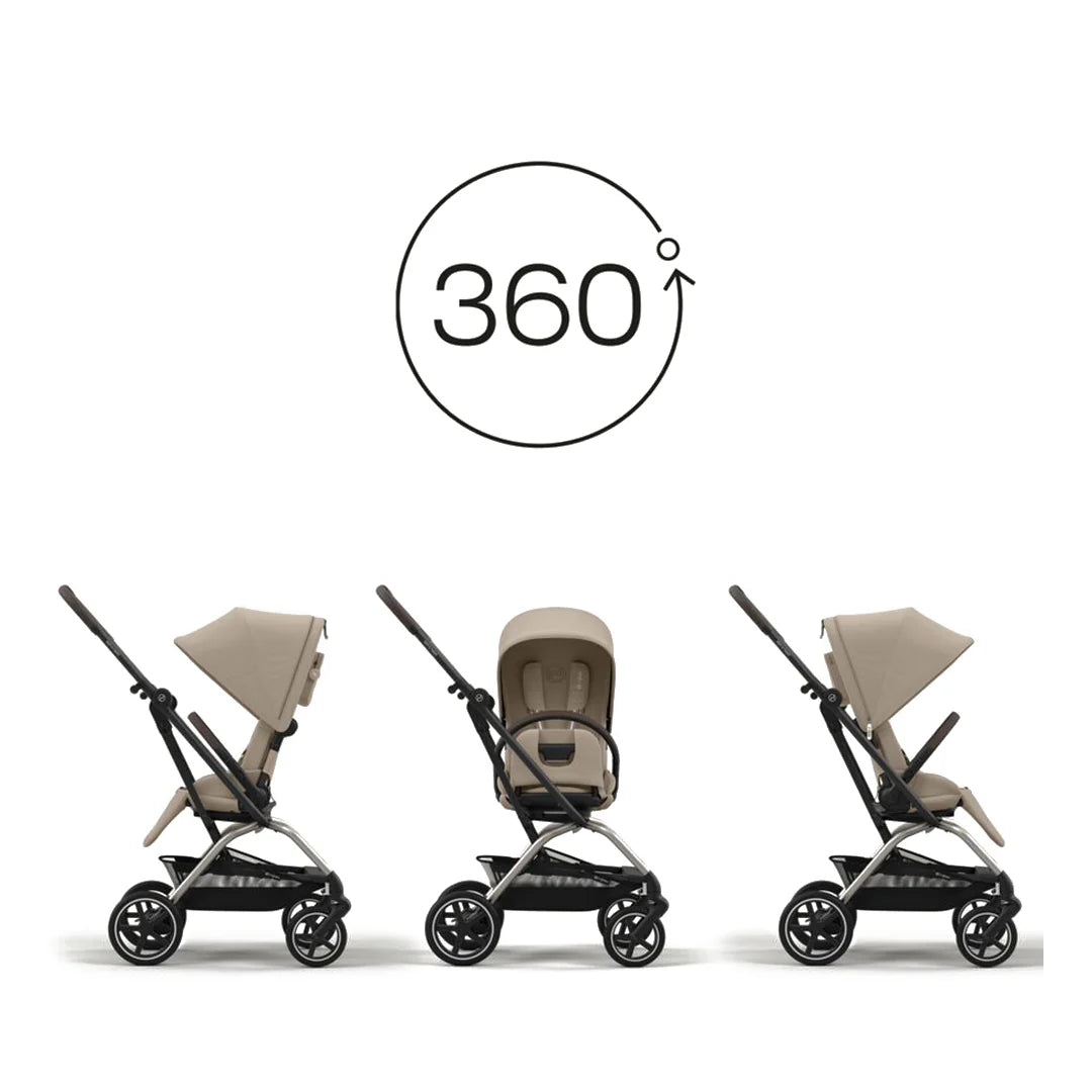 Coche Compacto Eezy S Twist Plus Almond Beige