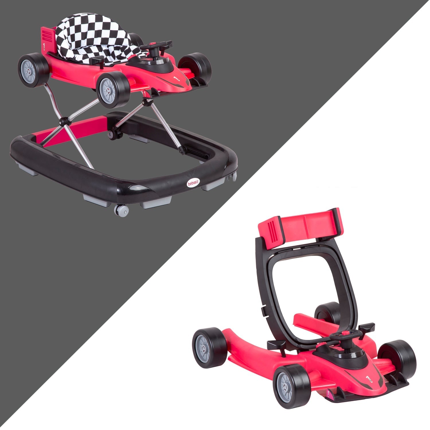 Andador Y Caminador Seat & Walk Rosado