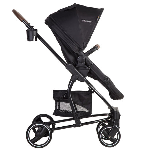 Coche Cuna Travel System Alfa Negro