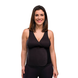 Faja Posparto Ajustable Algodón Orgánico Negro - L / XL / S / M