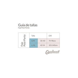Faja Posparto Ajustable Algodón Orgánico Negro - L / XL / S / M