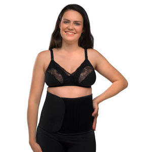 Faja Posparto Ajustable Algodón Orgánico Negro - L / XL / S / M