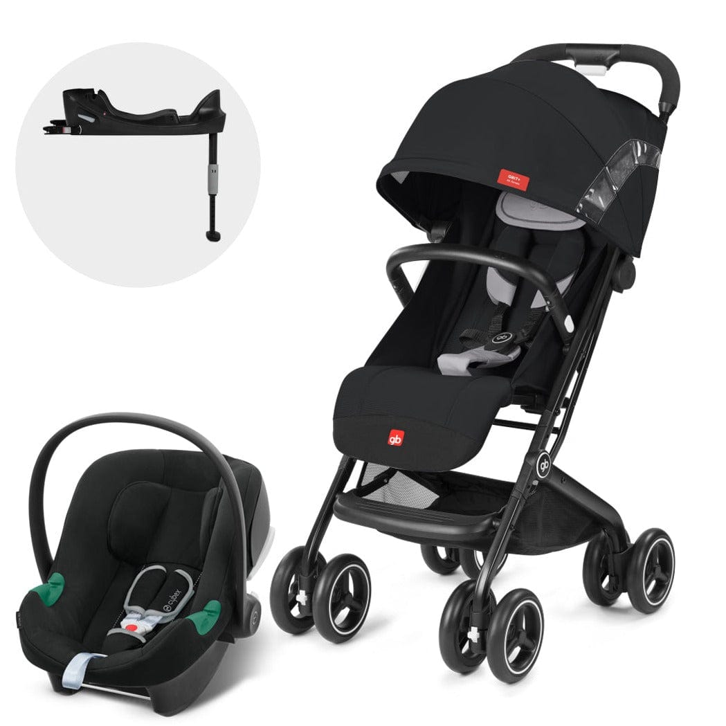 Coche Travel System Qbit Plus All Terrain + Aton B2 + Base Velvet Black