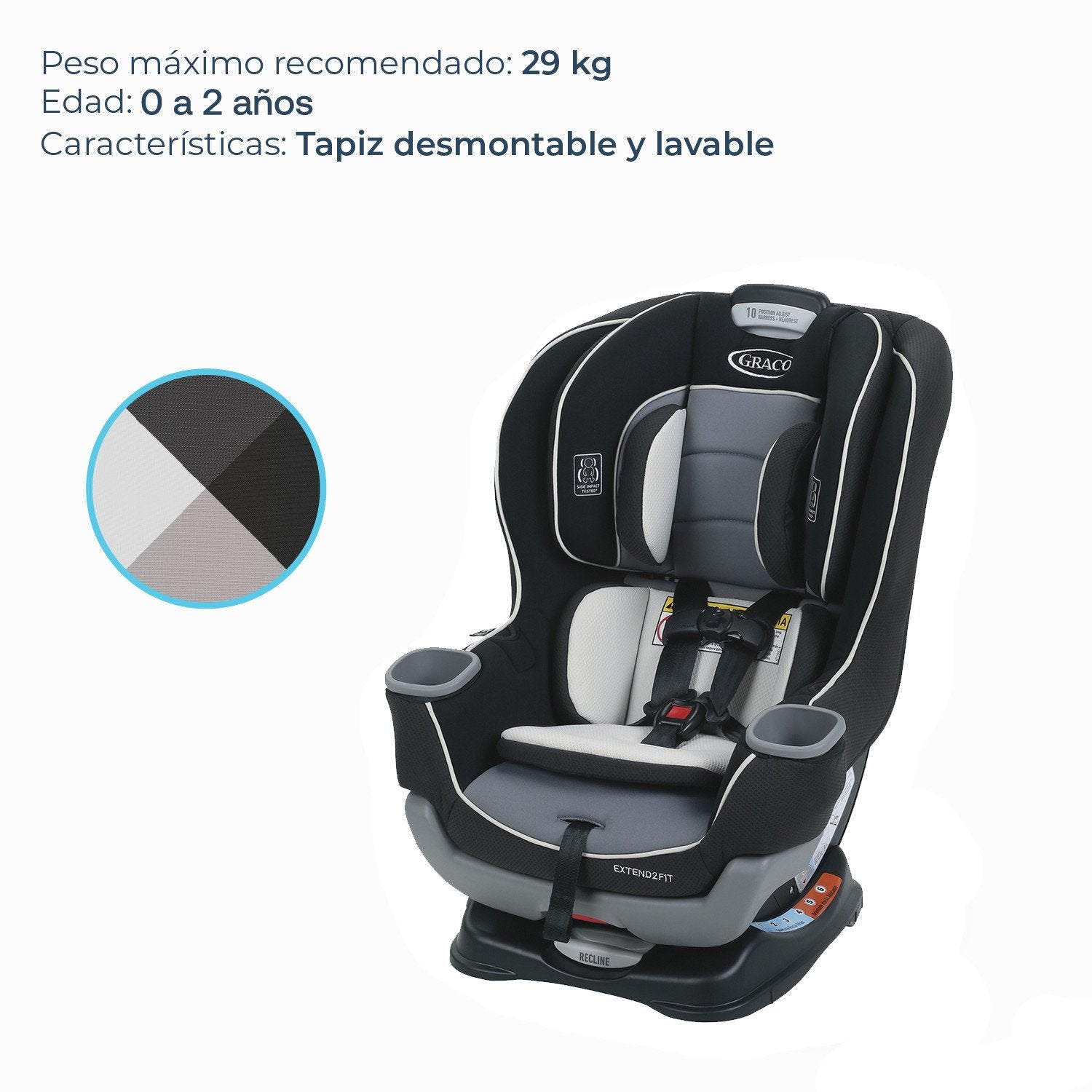 Silla De Auto Extend2fit Gotham Latch