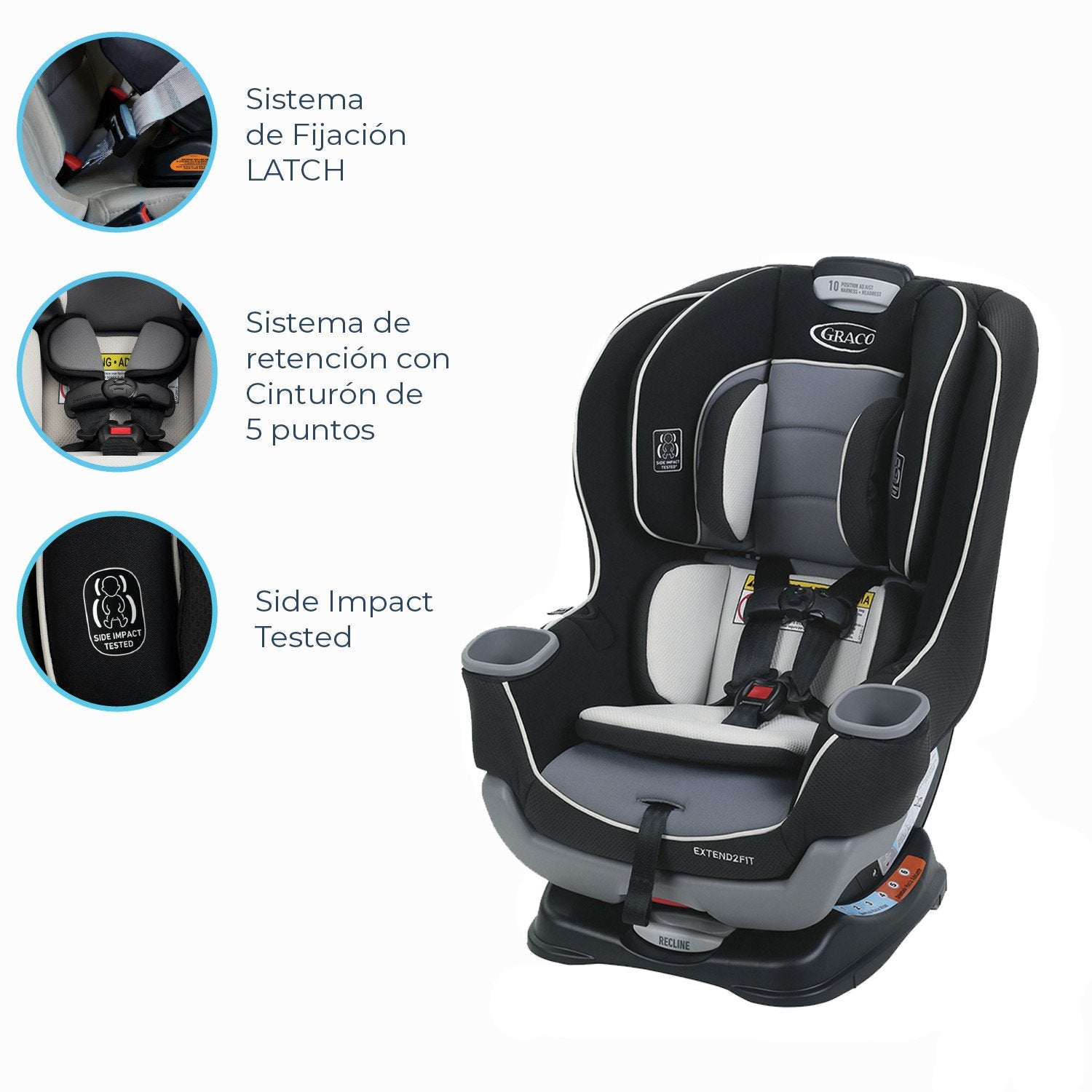 Silla De Auto Extend2fit Gotham Latch
