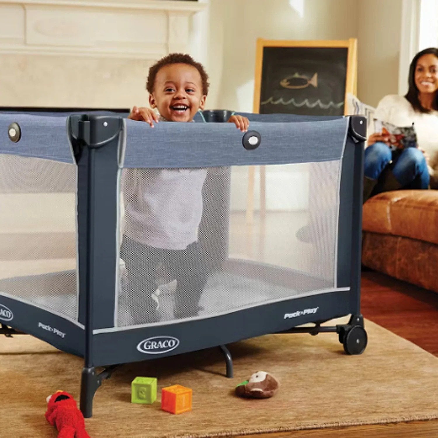 Corral Pack And Play Simple Solutions Playard Negro