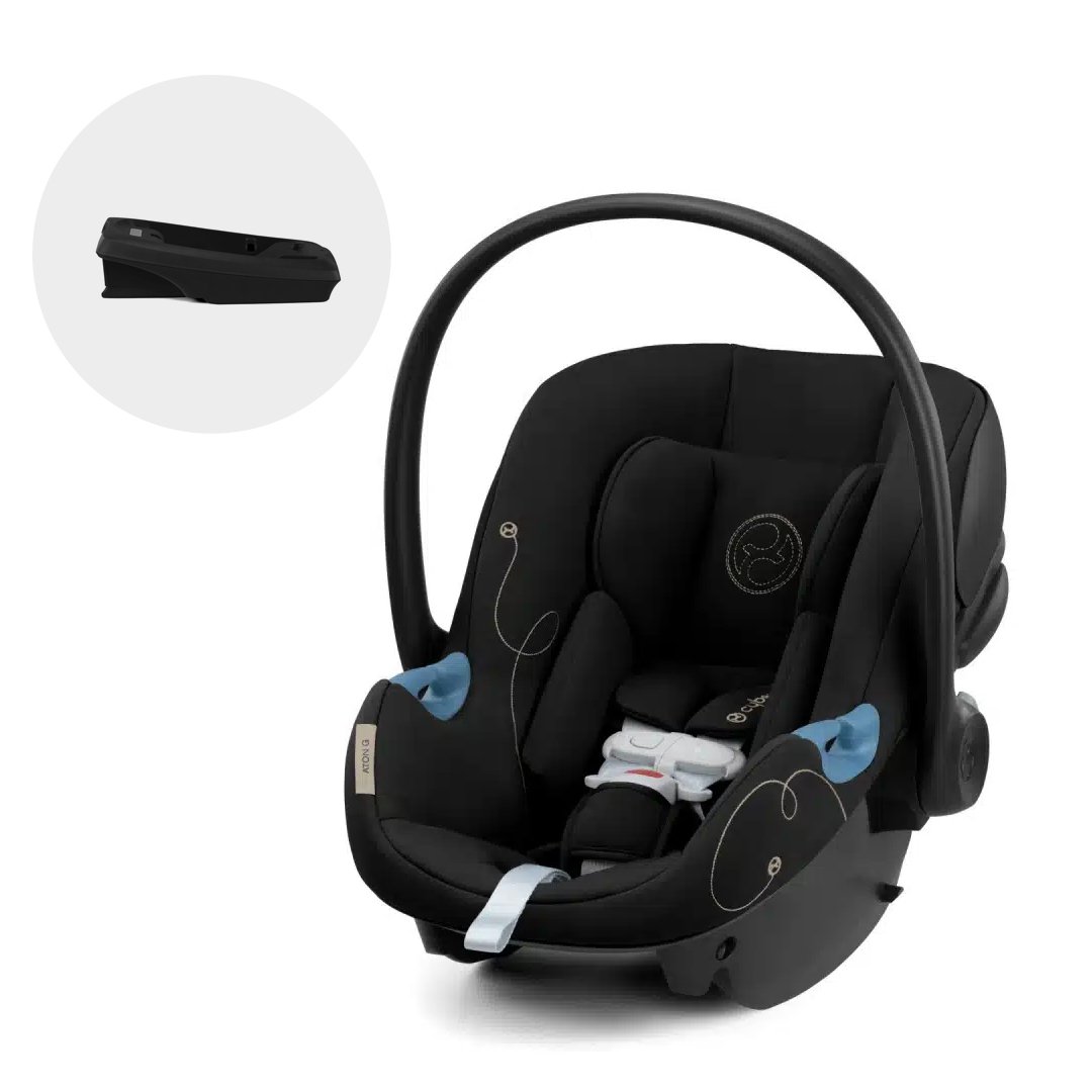 Coche Travel System Orfeo Magic Black + Aton S2 + Base