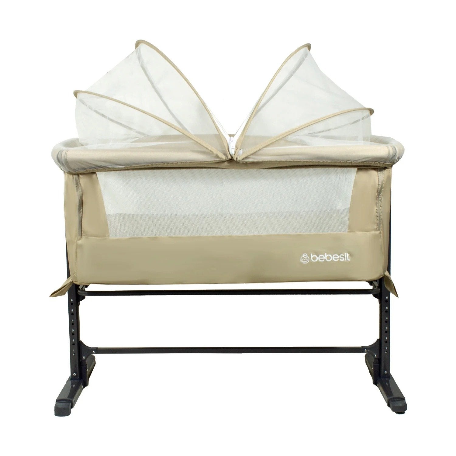 Cuna Colecho Con Mosquitero Myside Lx Beige Bebesit