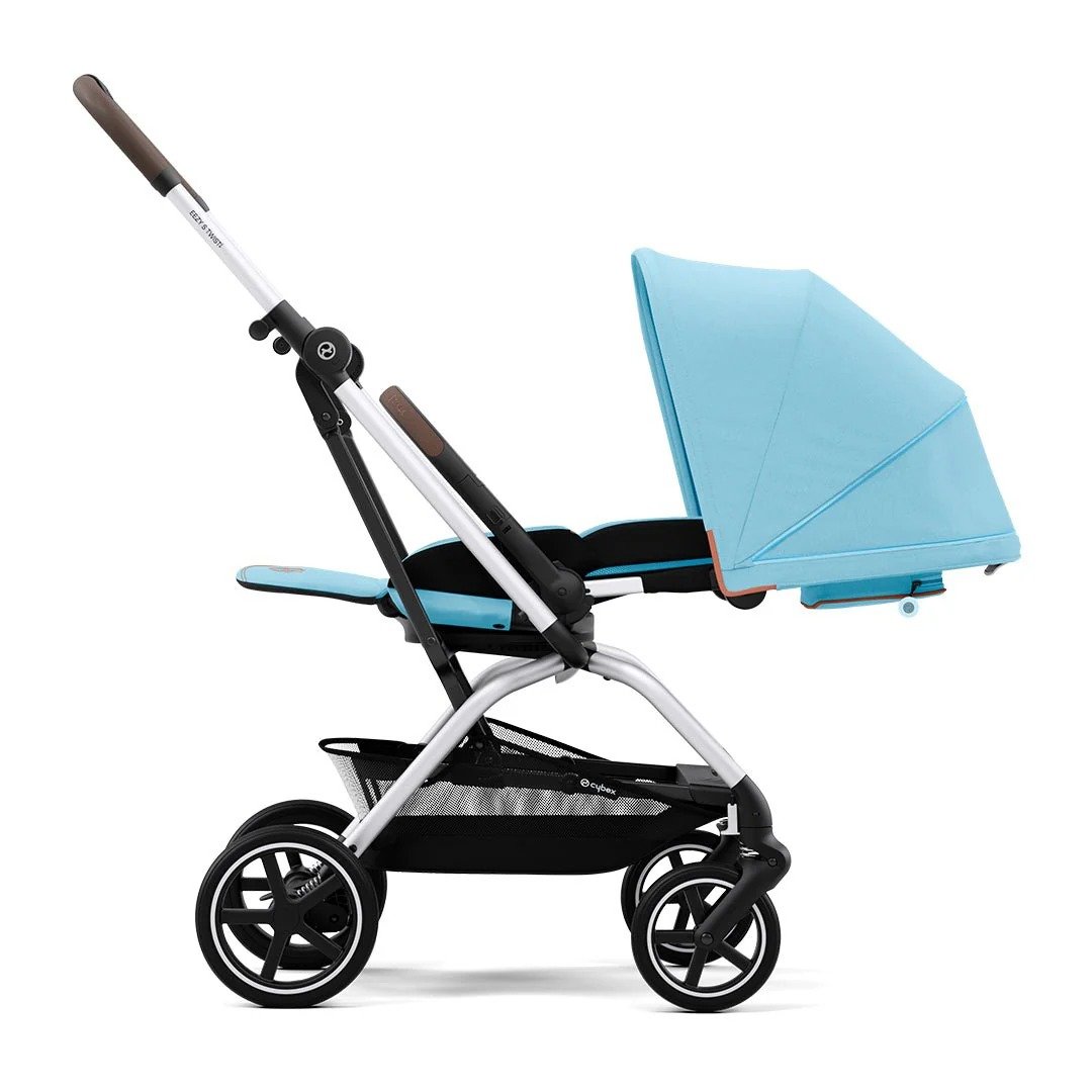 Coche Paseo Eezy S Twist Plus 2 Beach Blue Turquesa