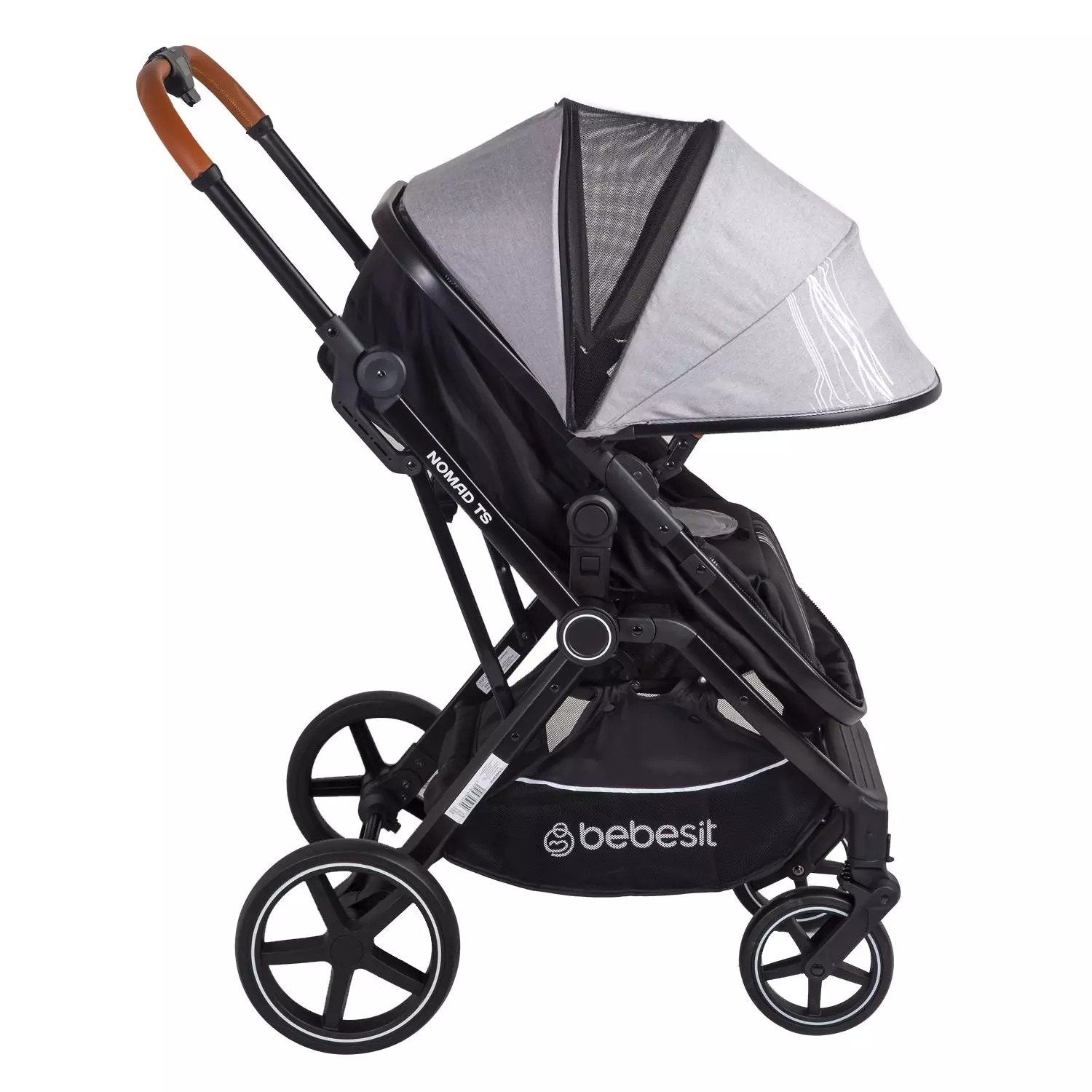 Coche Cuna Travel System Nomad Gris Bebesit