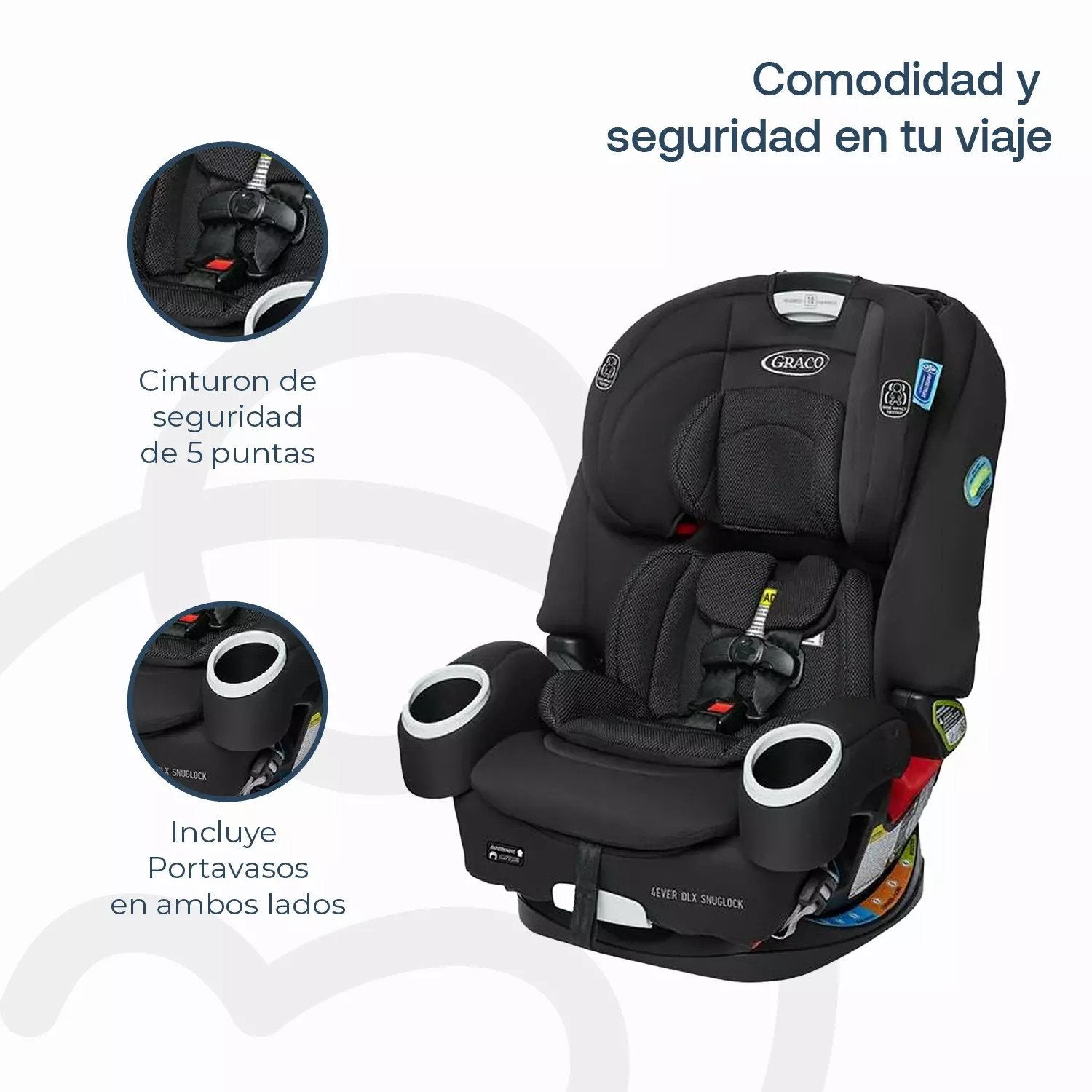 Silla De Auto Convertible 4ever Dlx Snuglock Tomlin