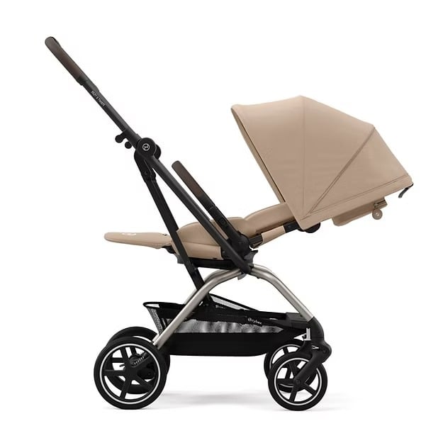 Coche Travel System Eezy Twist Plus Almond Beige + Aton S2 + Base