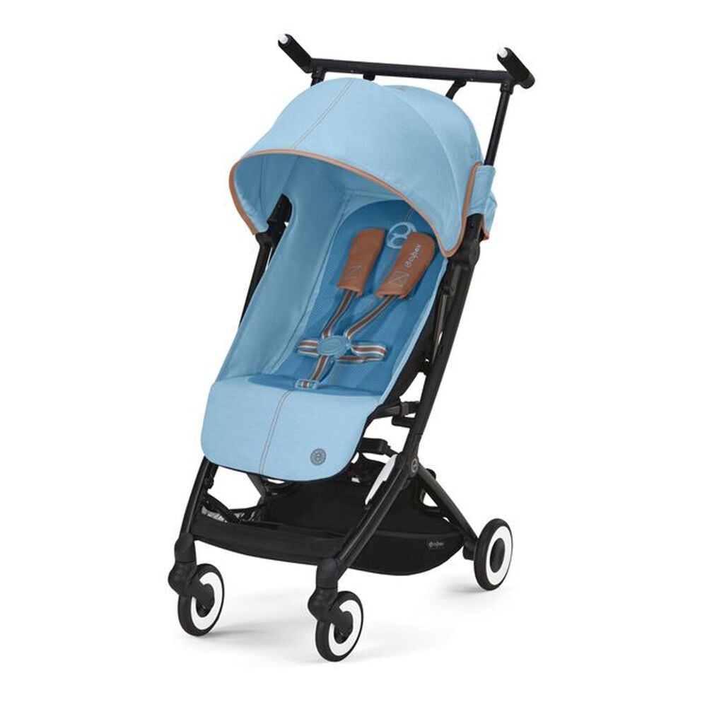 Coche Travel System Libelle Black Beach Blue + Aton B2 + Base
