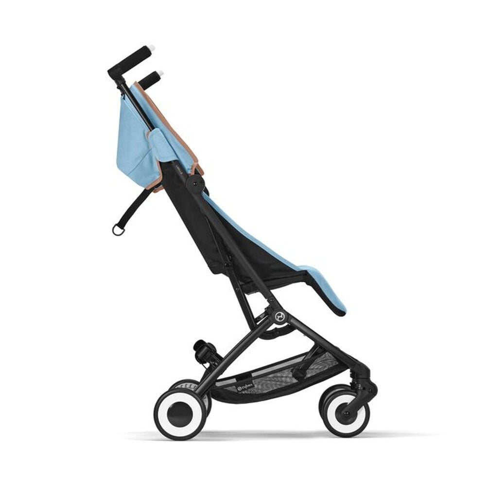 Coche Travel System Libelle Black Beach Blue + Aton B2 + Base