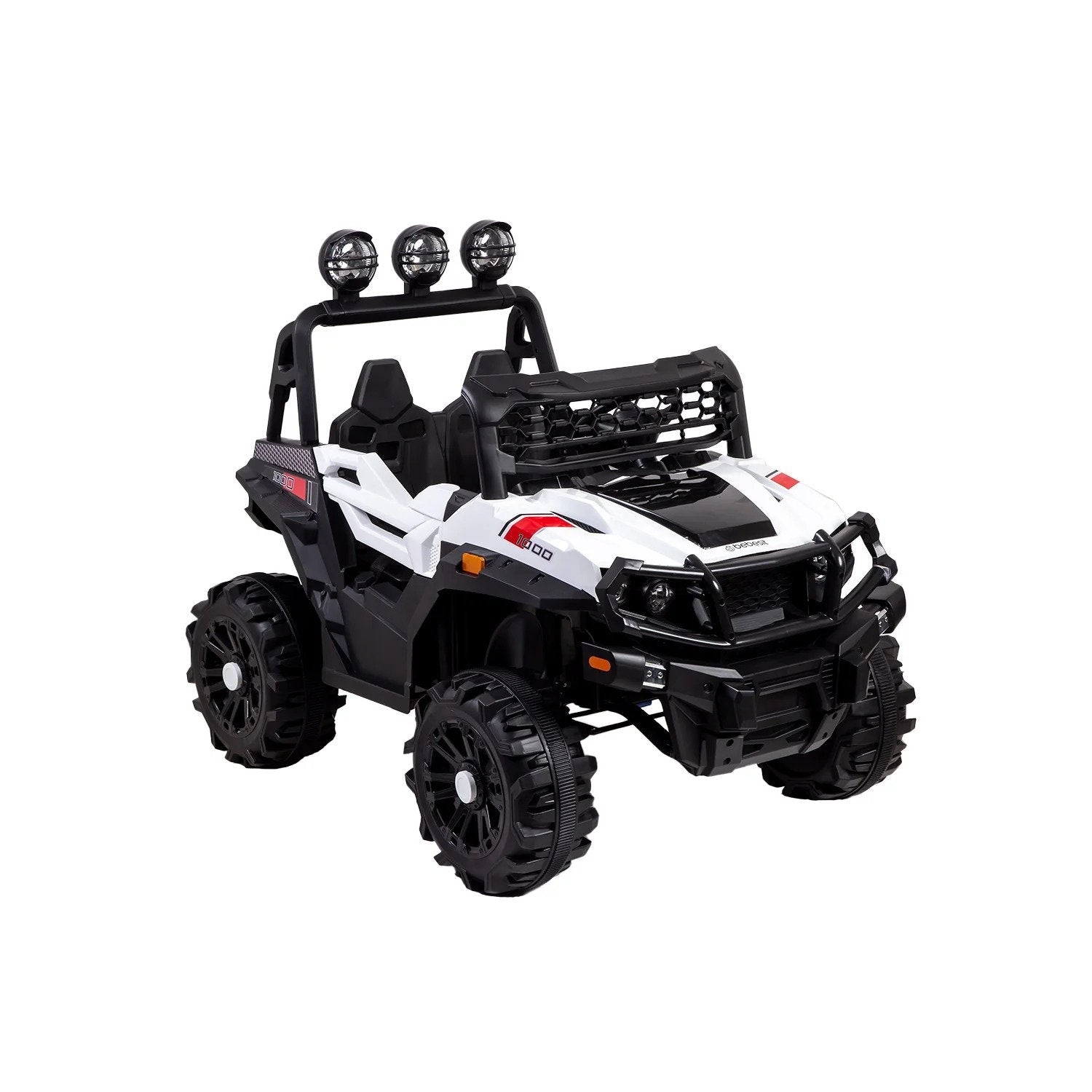 Camioneta Eléctrica Suv Todo Terreno Explorer Blanco Bebesit