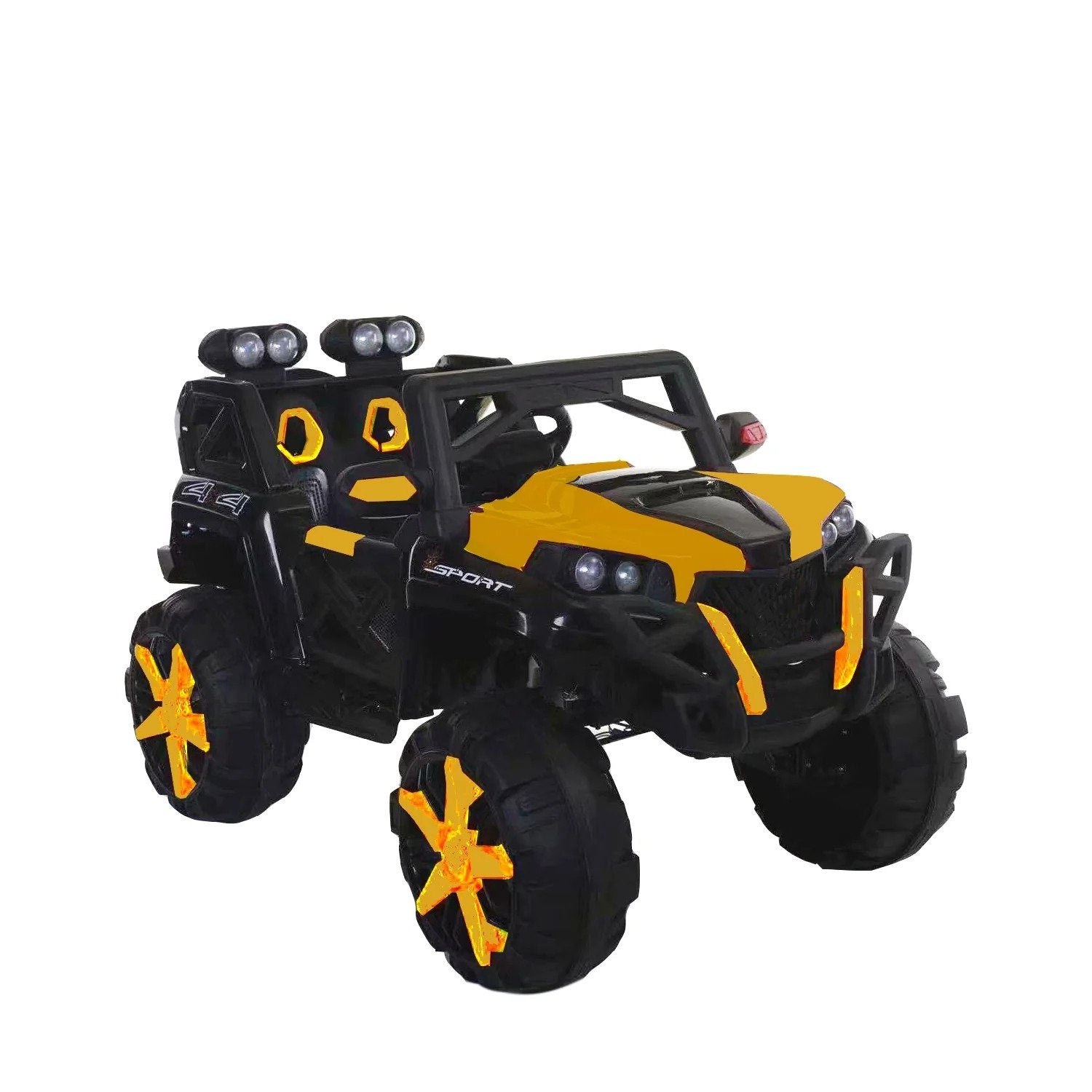 Auto A Batería Jeep All Track Naranjo Bebesit