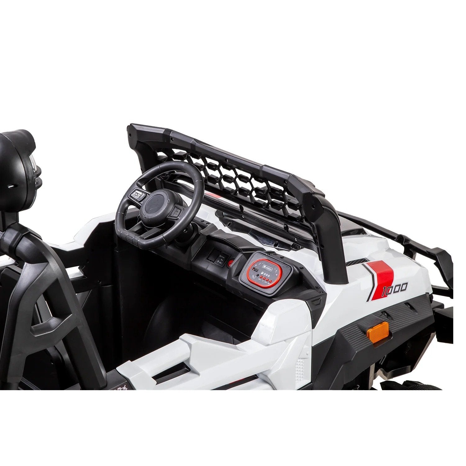 Camioneta Eléctrica Suv Todo Terreno Explorer Blanco Bebesit