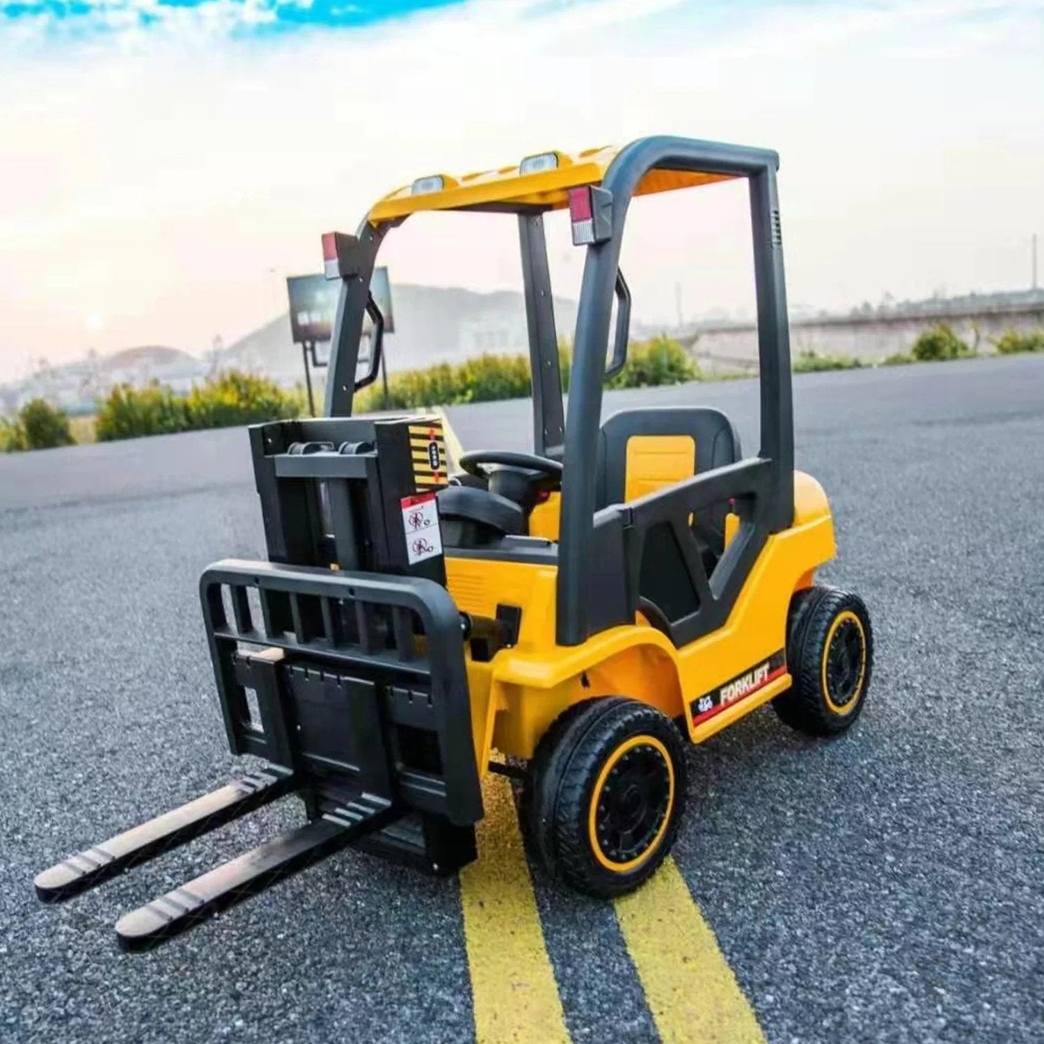 Grua Horquilla Amarilla Bebesit