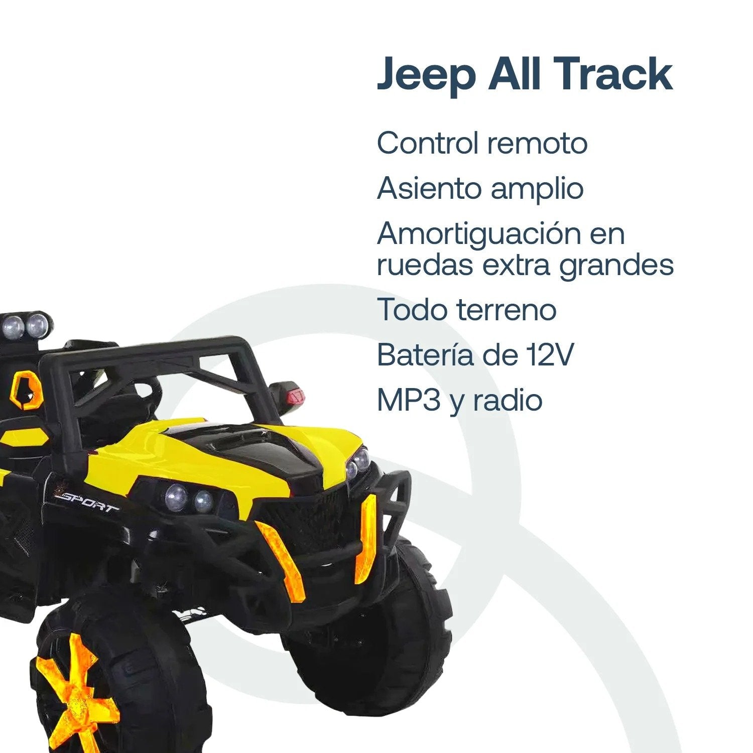 Camioneta All Track Amarillo Bebesit