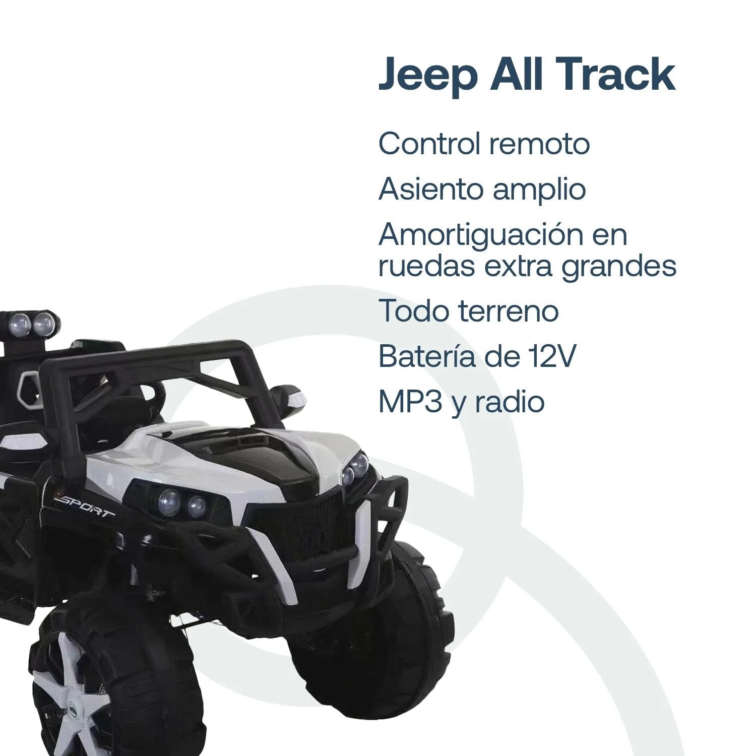 Camioneta All Track Blanco Bebesit