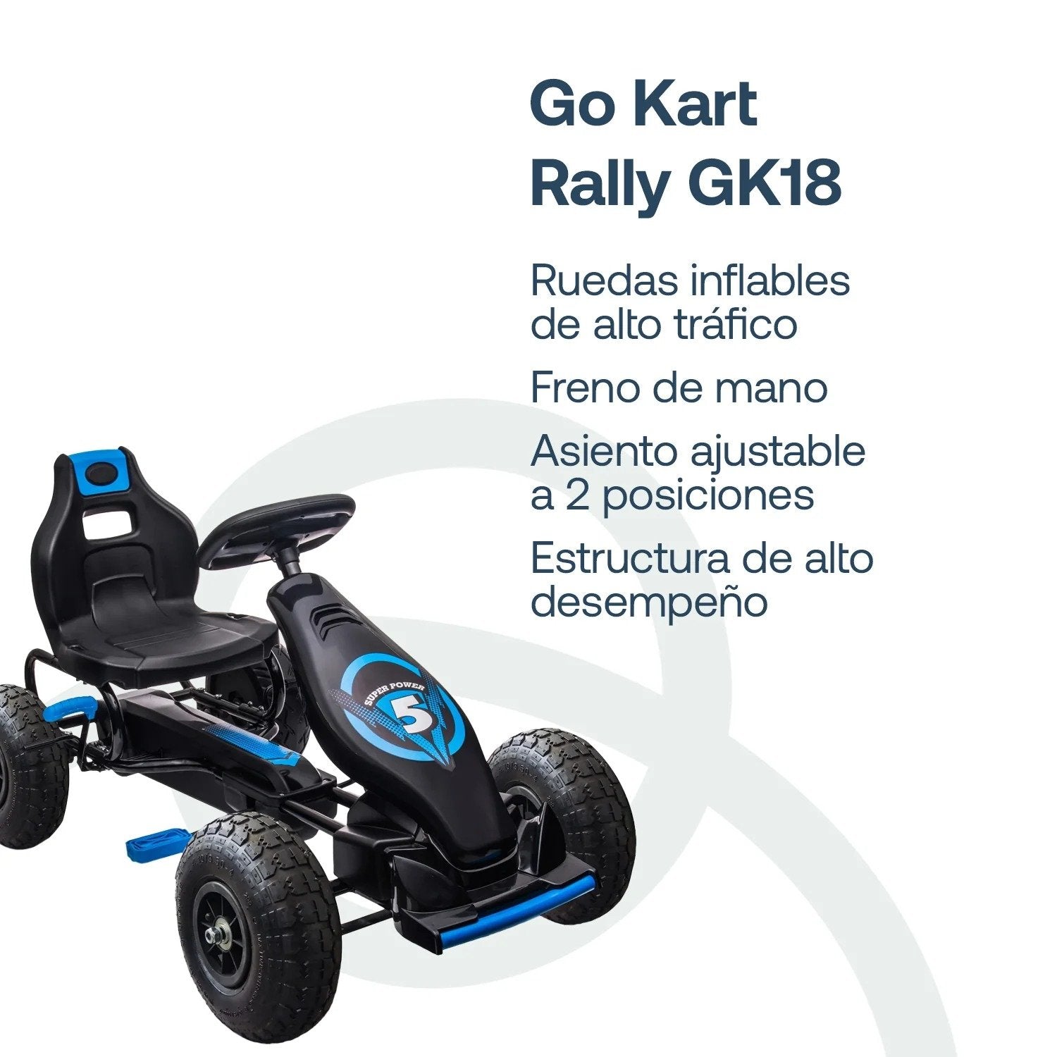 Go Kart Rally Gk18 Azul Bebesit