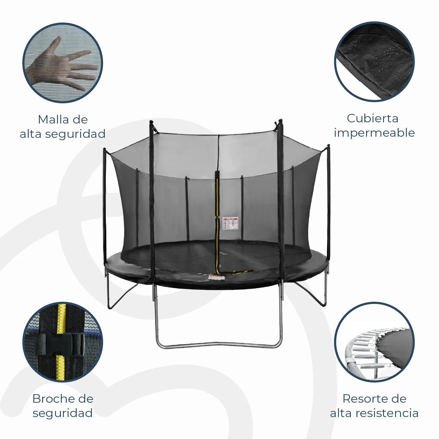 Cama Elástica Trampolín 4,27 Mt + Malla Seguridad Bebesit