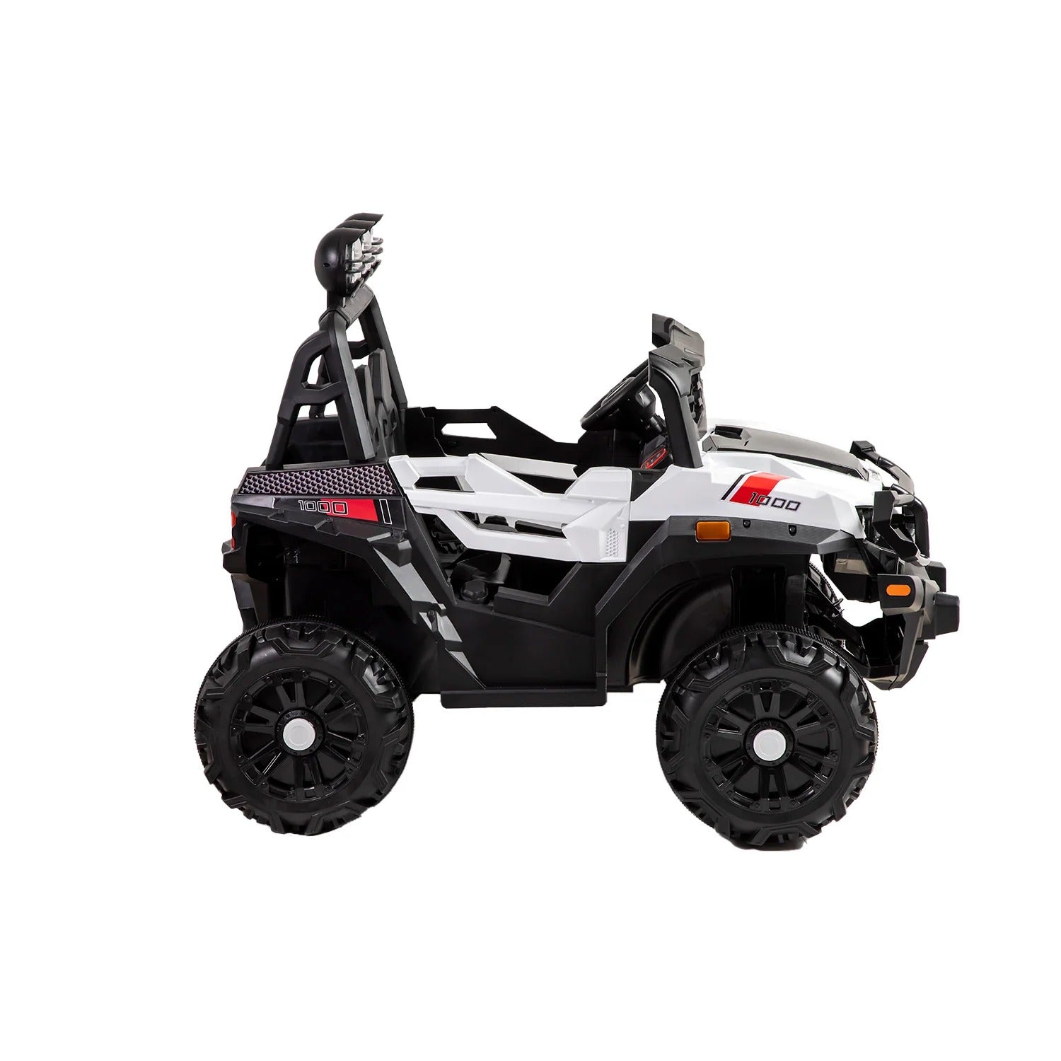 Camioneta Eléctrica Suv Todo Terreno Explorer Blanco Bebesit