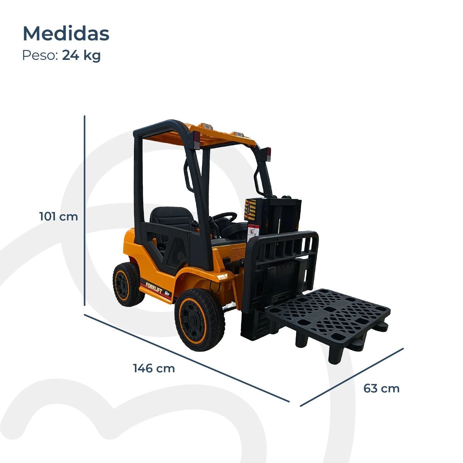 Grua Horquilla Amarilla Bebesit