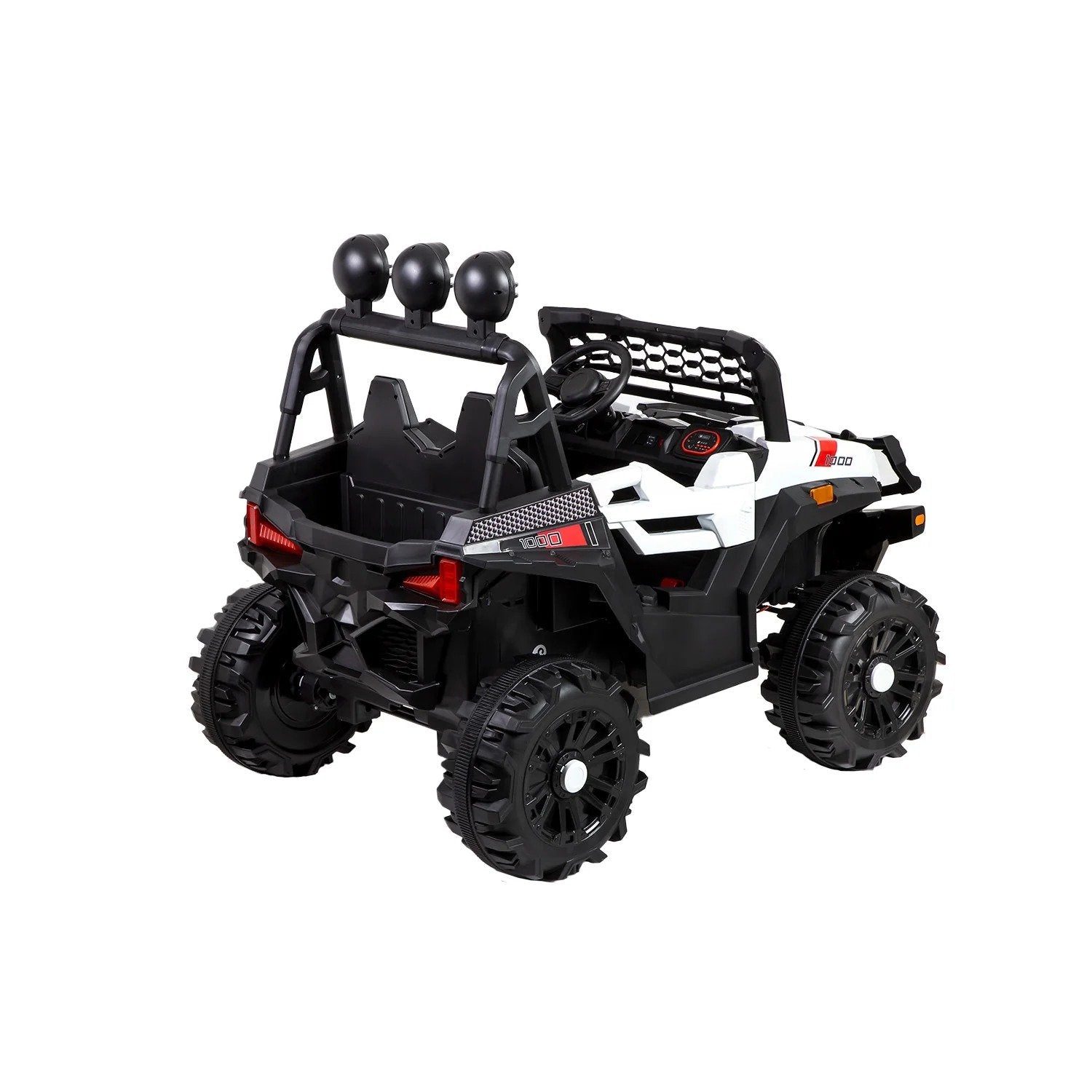 Camioneta Eléctrica Suv Todo Terreno Explorer Blanco Bebesit