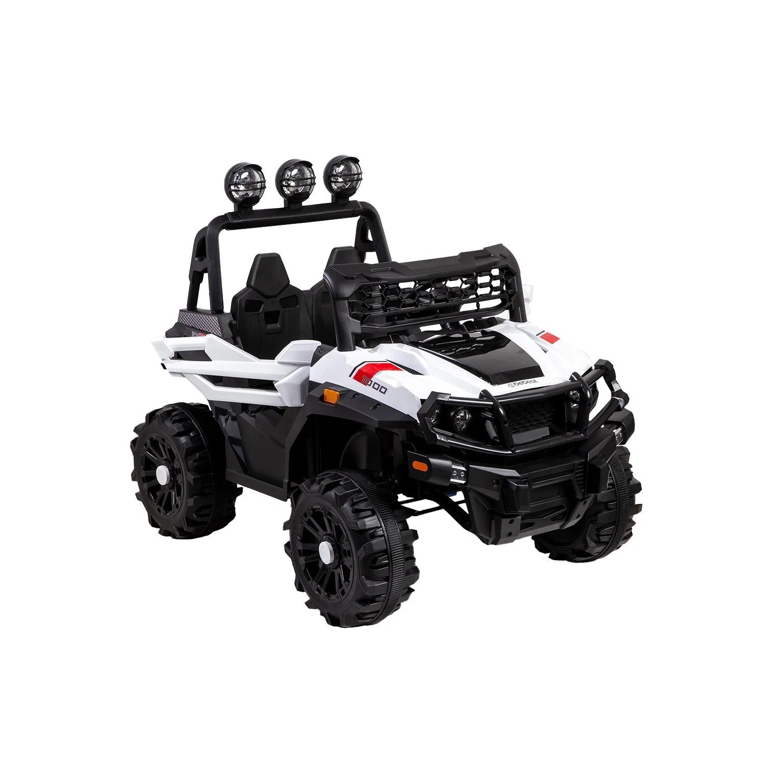 Camioneta Eléctrica Suv Todo Terreno Explorer Blanco Bebesit