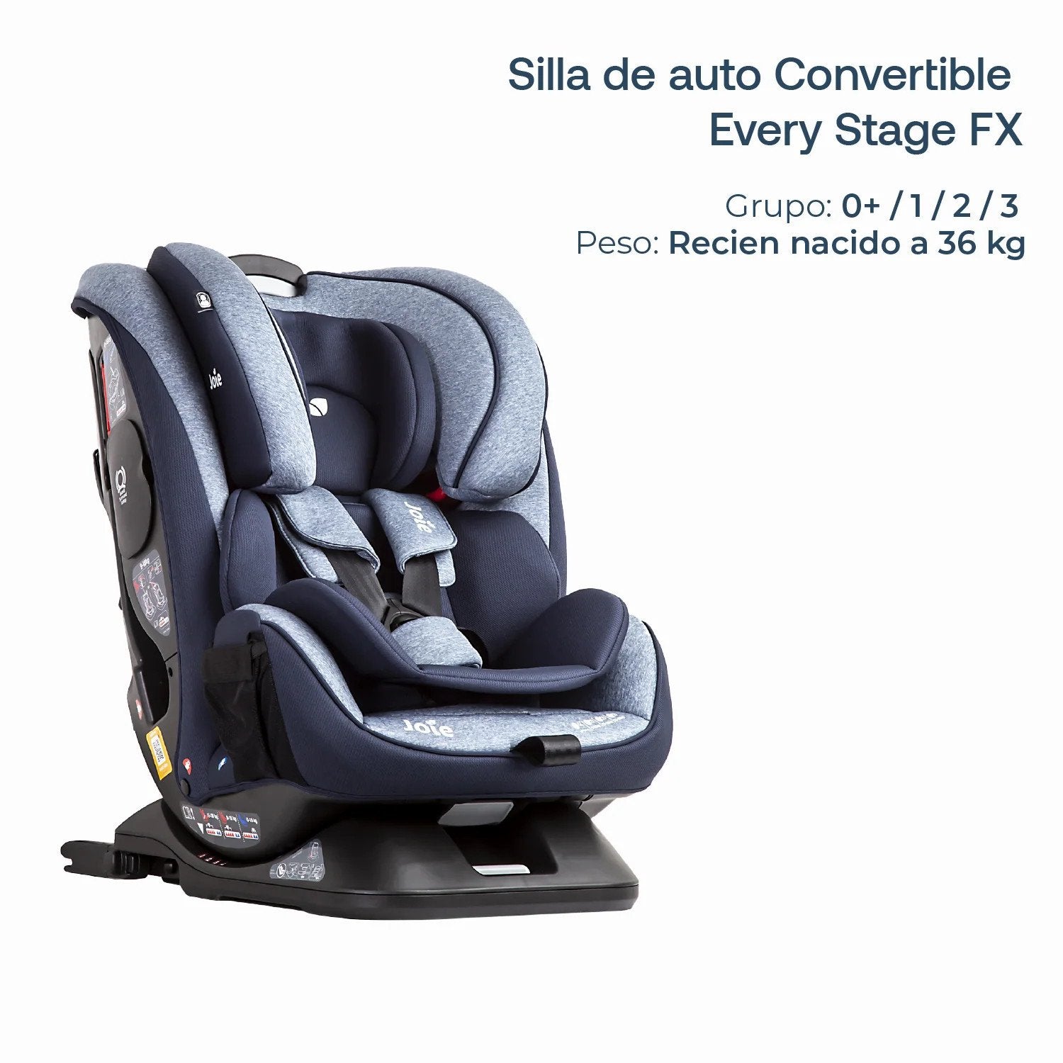 Silla De Auto Convertible Every Stage Fx Azul Joie