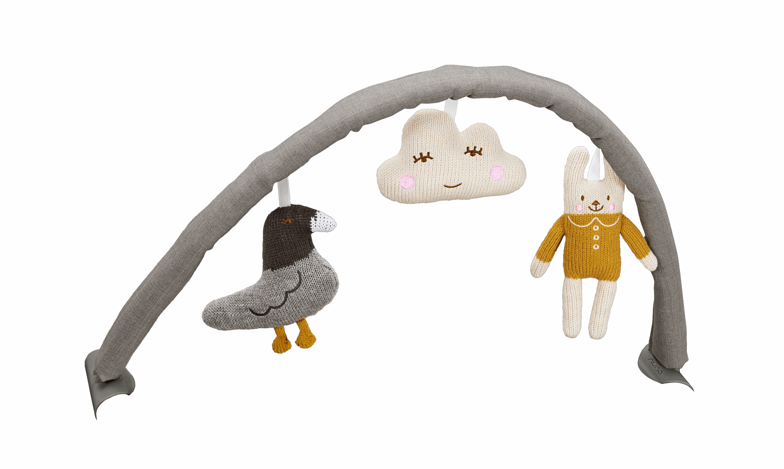 Silla Nido Baby Bouncer Leaf Grow Quartz Nuna