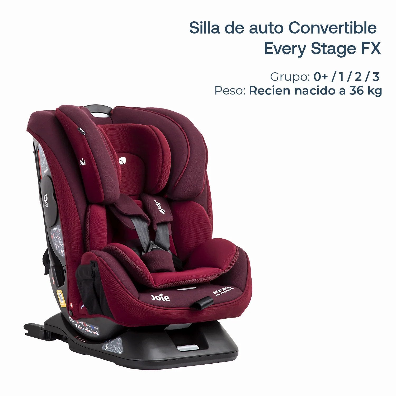 Silla De Auto Convertible Every Stage Fx Roja Joie