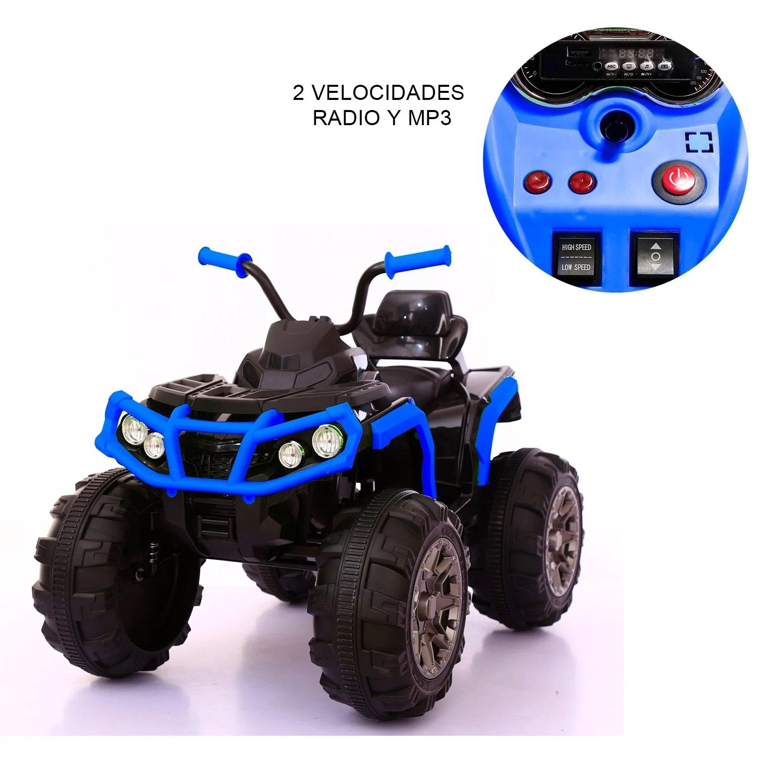 Cuatrimoto A Batería Bebesit Newquad - Azul