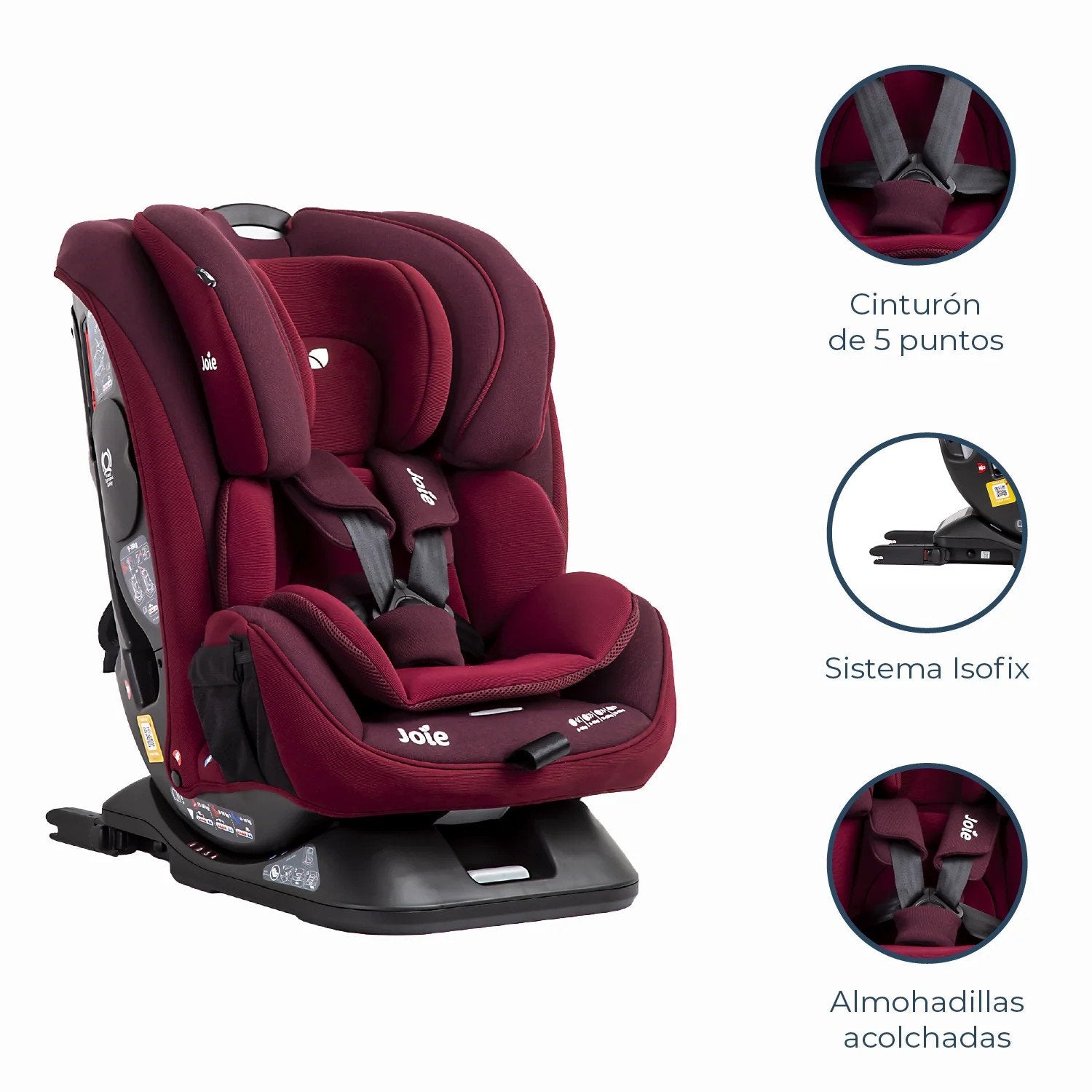 Silla De Auto Convertible Every Stage Fx Roja Joie